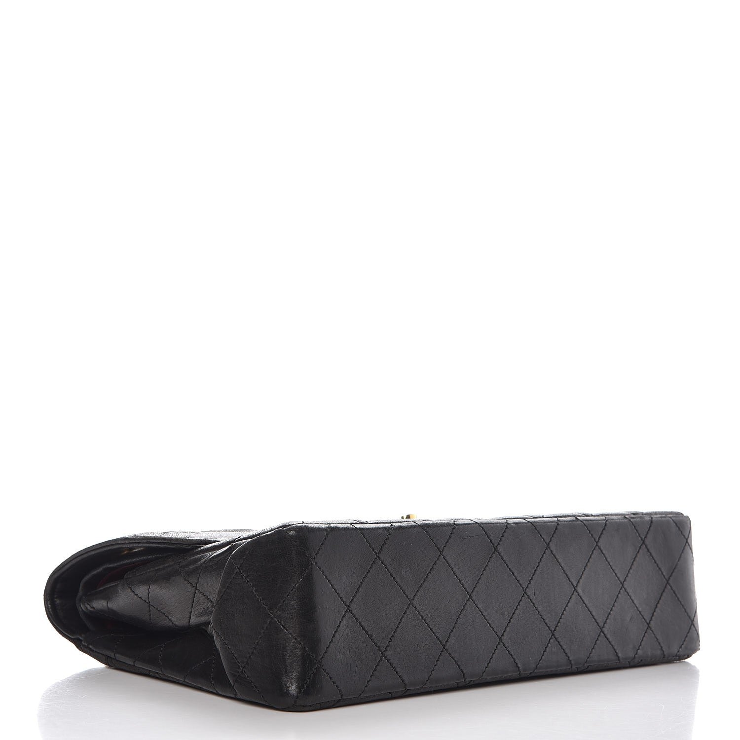 Chanel Lambskin Quilted Medium Double Flap Black 4 of 13