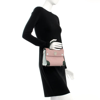 Christian Dior Calf Hair Calfskin Tri-Color Mini Diorever Flap Pink 3 of 8