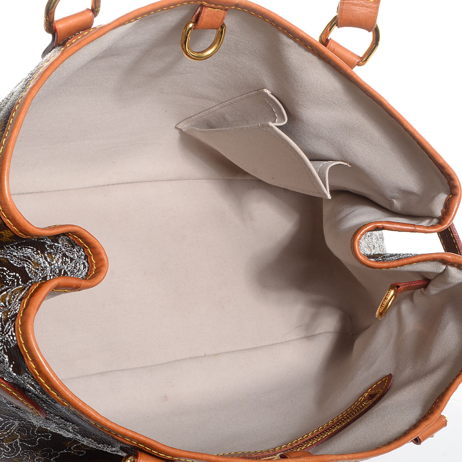Louis Vuitton Monogram Dentelle Batignolles Horizontal Silver 5 of 7