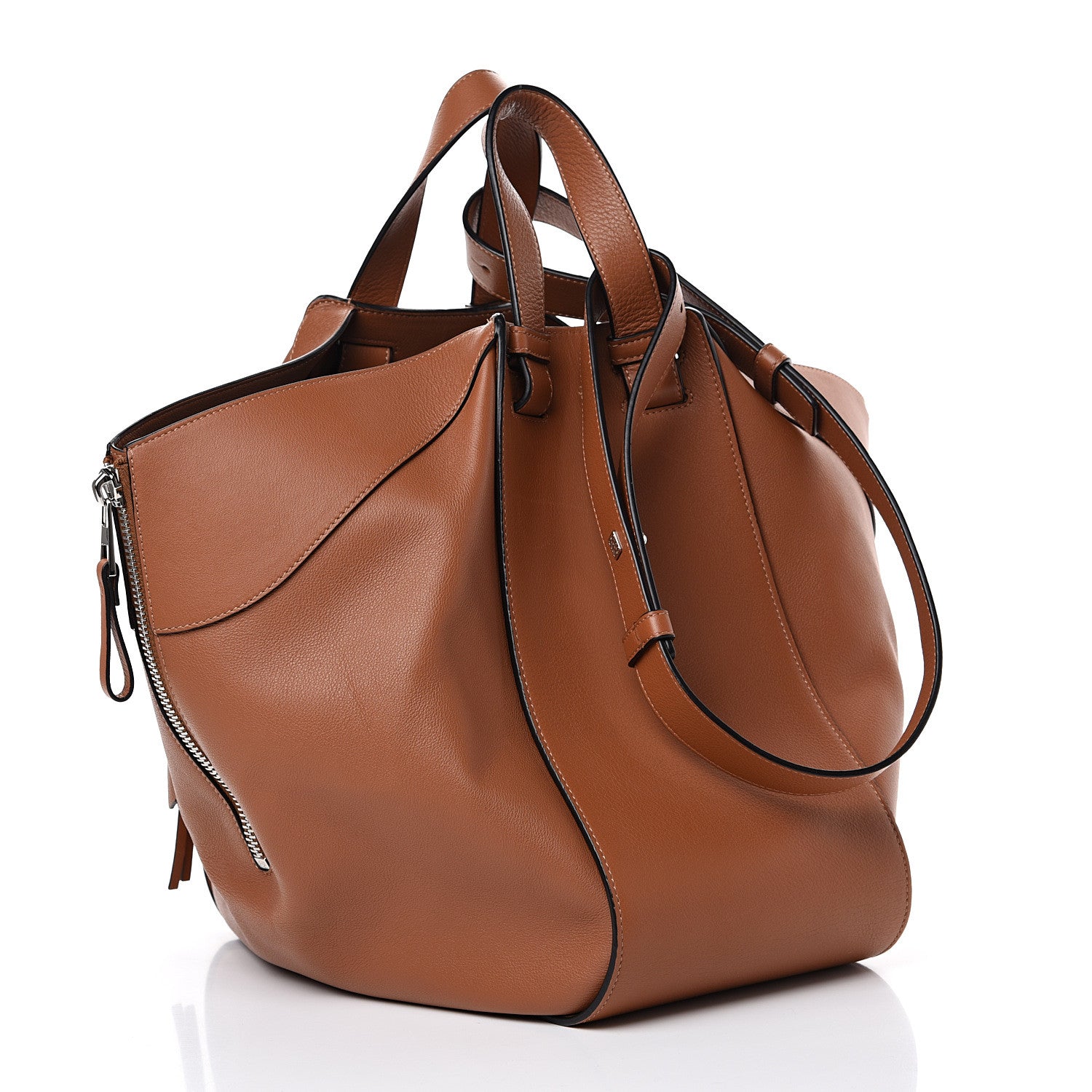 Loewe Calfskin Medium Hammock Shoulder Bag Tan 2 of 9