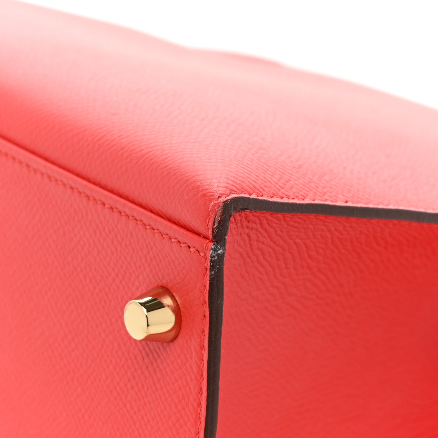 Hermes Epsom Kelly Sellier 28 Rouge Tomate 14 of 16