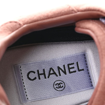 Chanel Wool Mixed Fibers Womens CC Sneakers 39 Pink 8 of 10