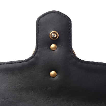 Gucci Velvet Matelasse Mini GG Marmont Shoulder Bag Black 12 of 12