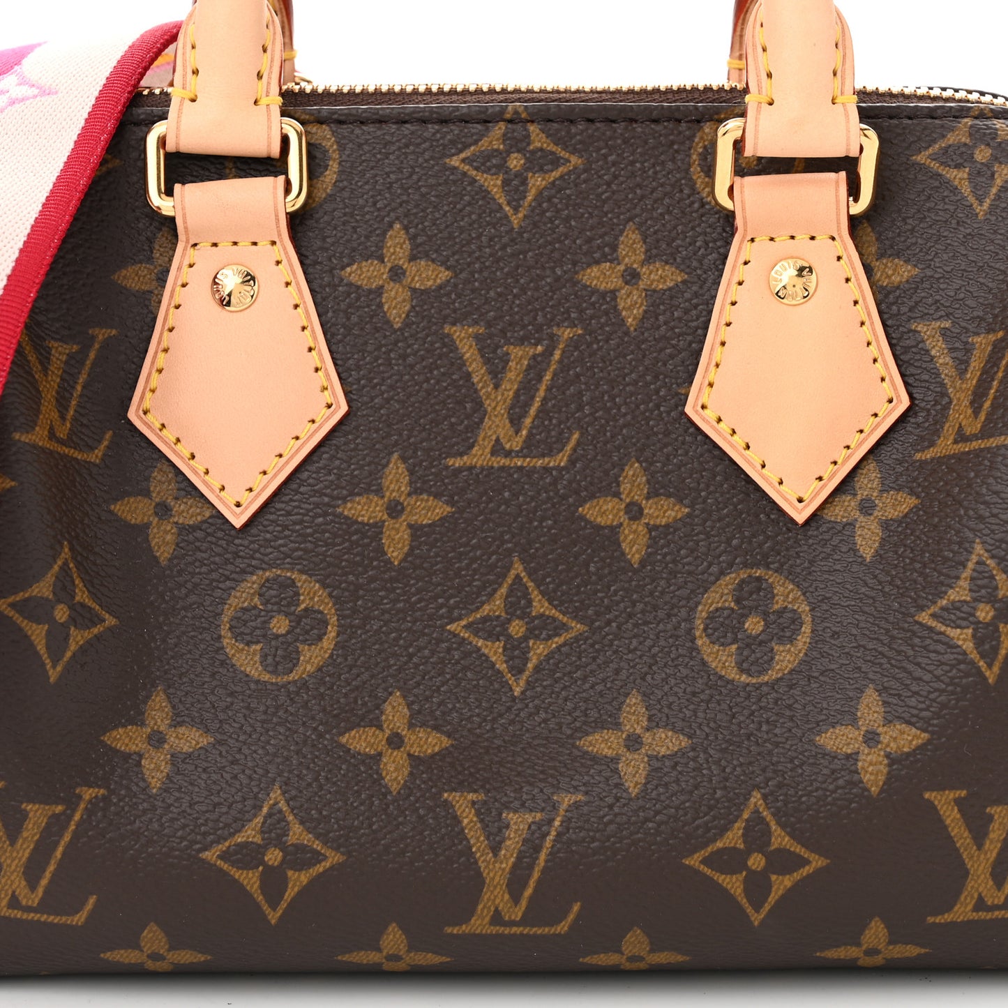 Monogram Speedy Bandouliere 20 Fuchsia
