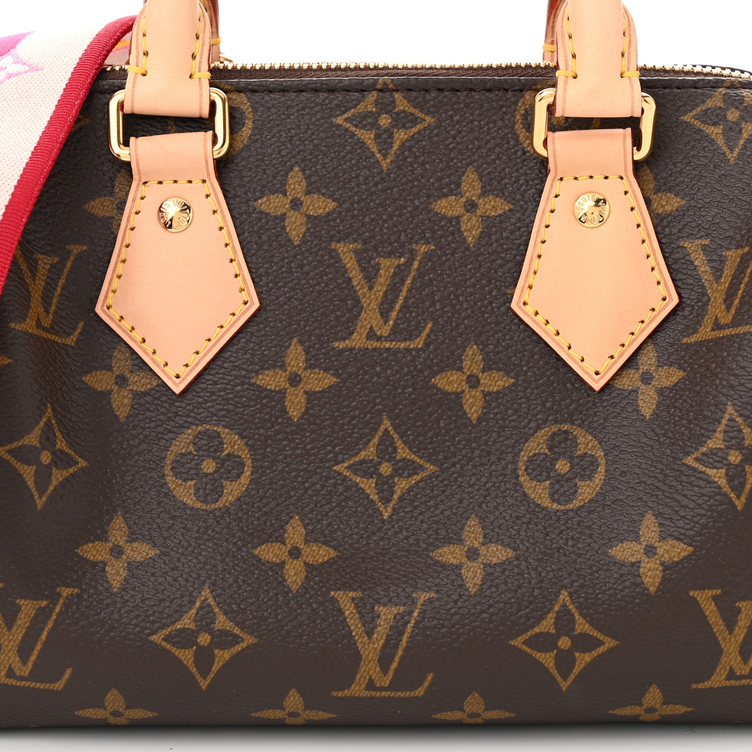 Louis Vuitton Monogram Speedy Bandouliere 20 Fuchsia 7 of 10