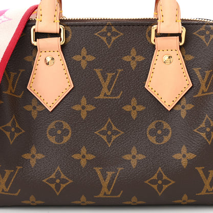 Louis Vuitton Monogram Speedy Bandouliere 20 Fuchsia 7 of 10