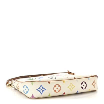 Louis Vuitton Monogram Multicolor Pochette Accessories White 4 of 12