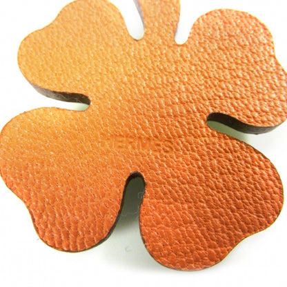 Hermes Leather Lucky Clover Key Chain 4 of 4