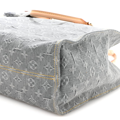 Louis Vuitton Monogram Denim Onthego MM Washed Grey 9 of 10