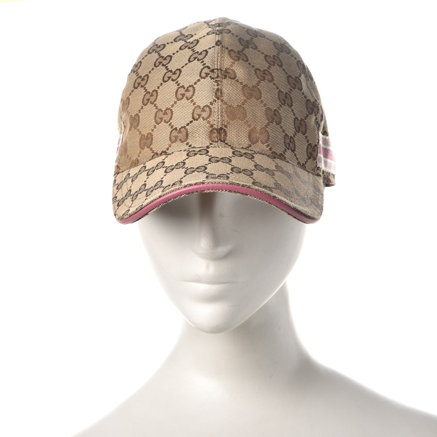 Monogram Web Baseball Hat L Pink