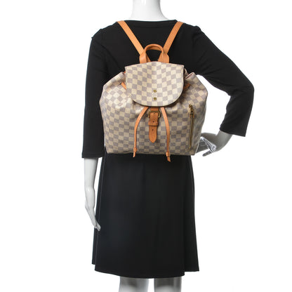 Louis Vuitton Damier Azur Sperone Backpack 2 of 13