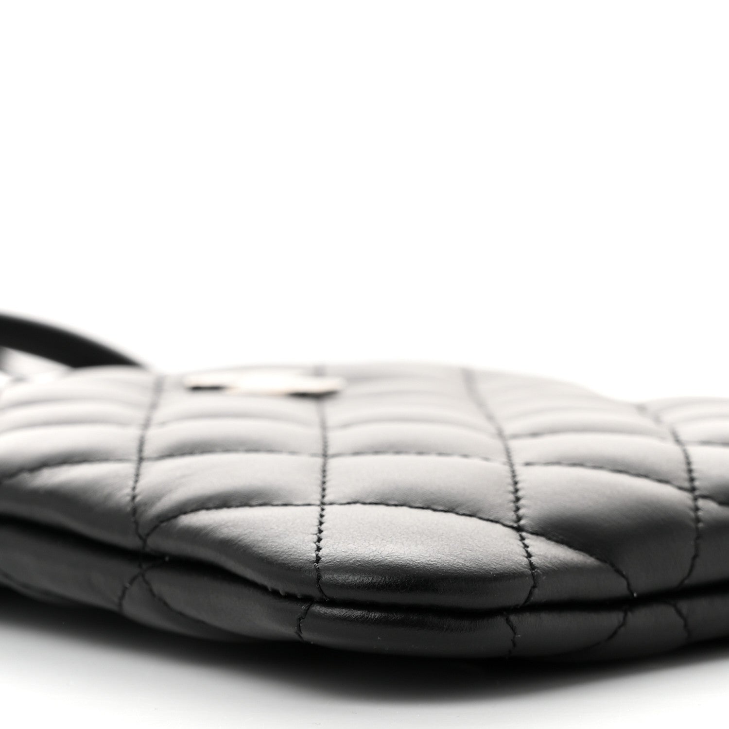 Chanel Lambskin Quilted Uniform Crossbody Bag Black 9 of 10