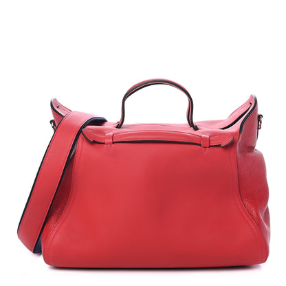 Hermes Swift Taurillon Clemence Oxer Rouge Casaque 1 of 9