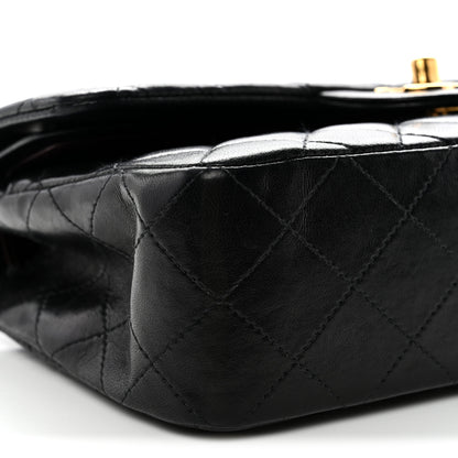 Chanel Lambskin Quilted Small Double Flap Black 9 of 13