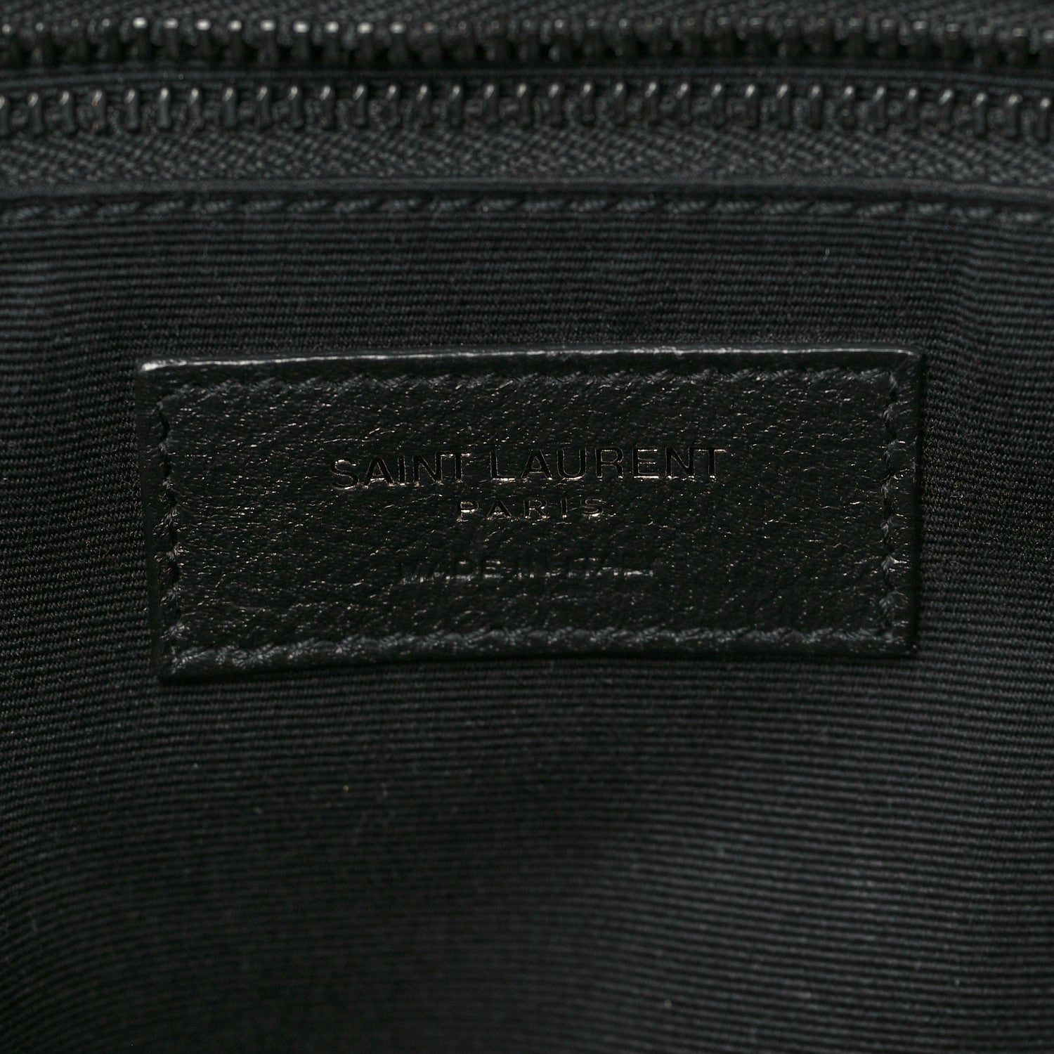 Saint Laurent Crinkled Calfskin Matelasse Monogram Medium Niki Chain Satchel Black 6 of 9