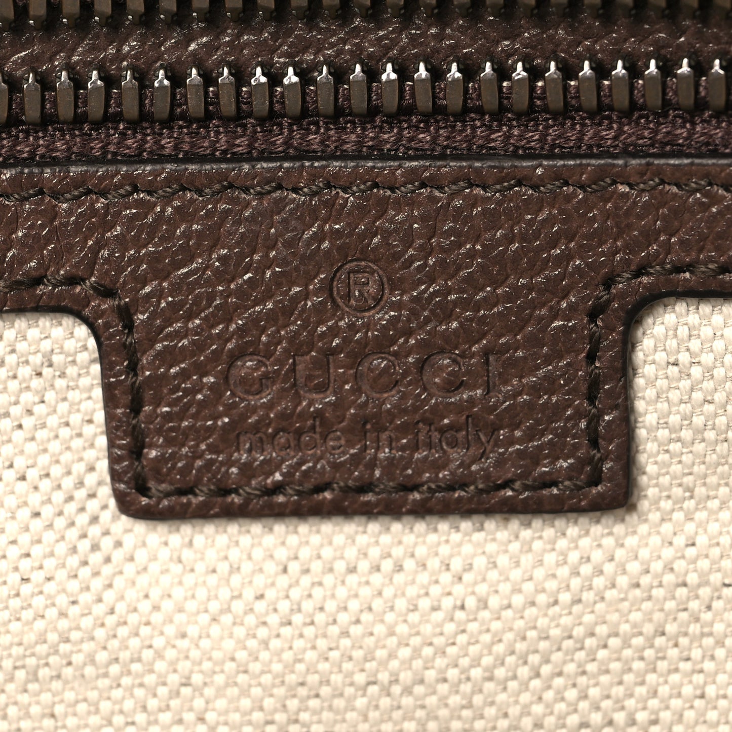 Soft GG Supreme Monogram Medium Ophidia Belt Bag Dark Brown
