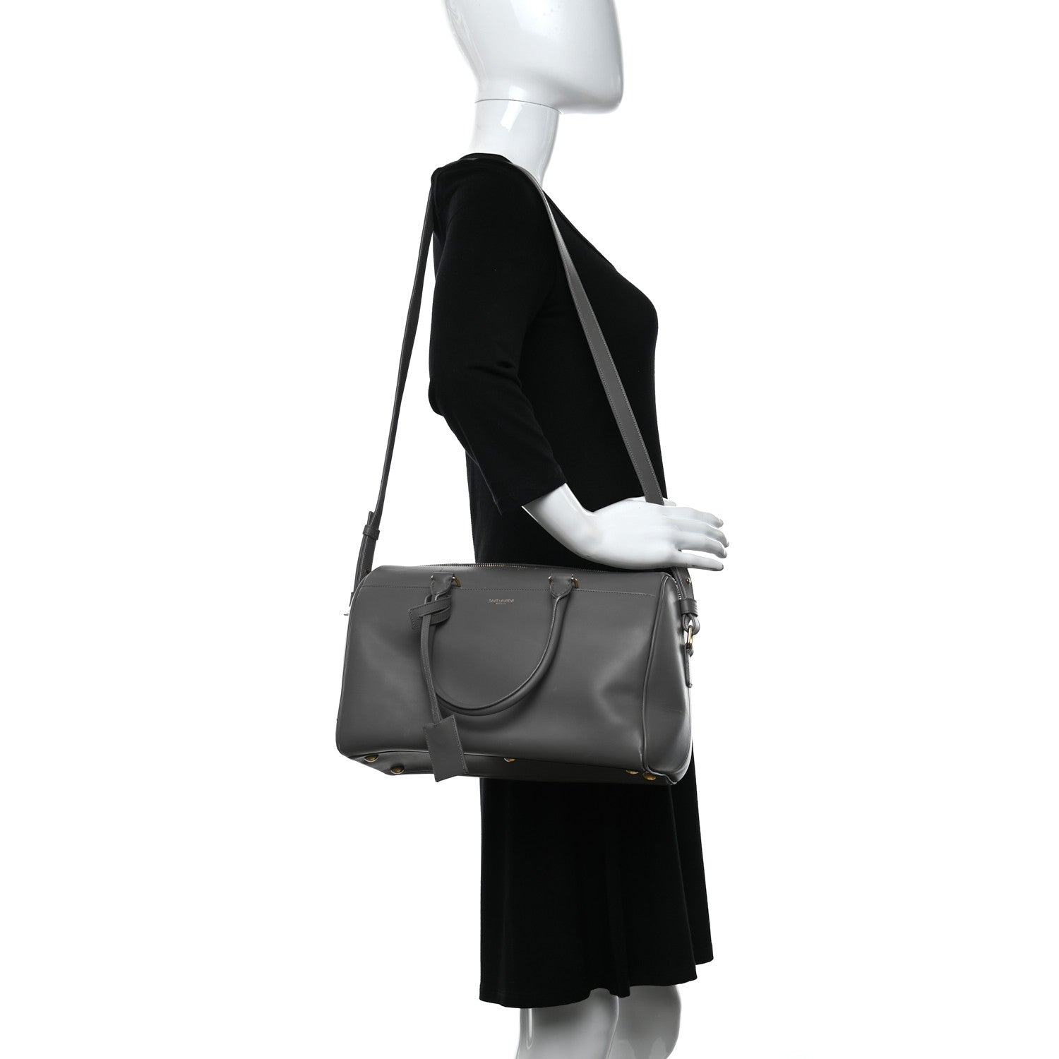 Saint Laurent Lambskin Toy Classic Duffle 6 Earth 2 of 11