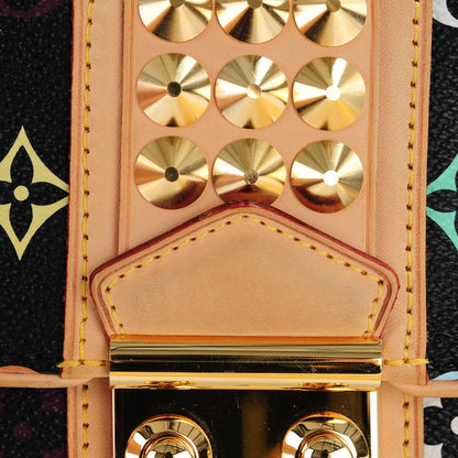 Louis Vuitton Monogram Multicolor Courtney Clutch Black 5 of 8