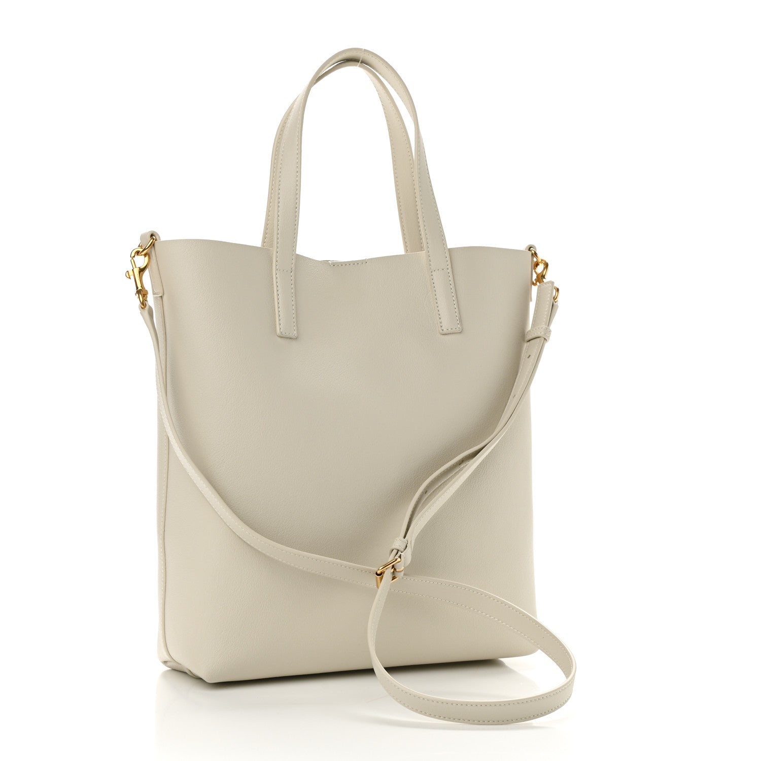 Saint Laurent Calfskin Toy Shopping Tote Porcellana 2 of 8