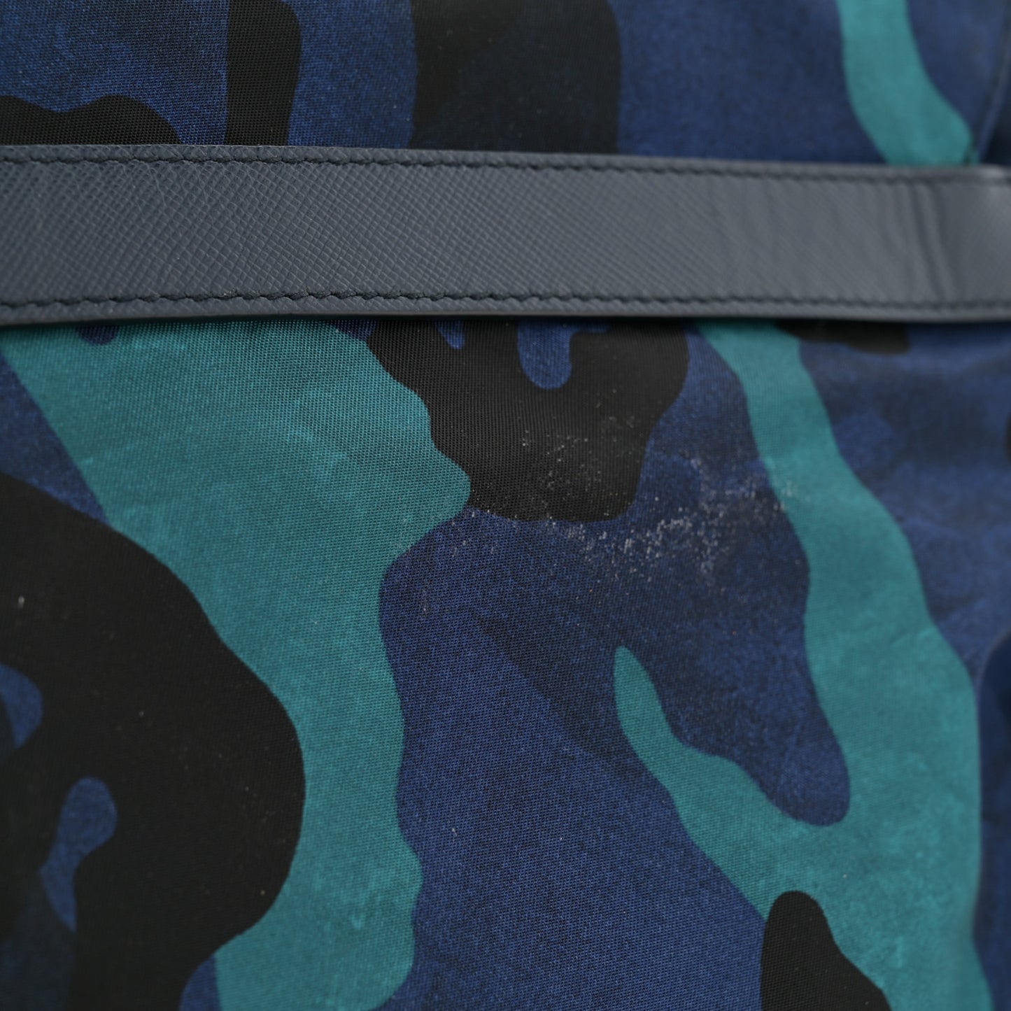 Tessuto Nylon Camouflage Messenger Bag Royal