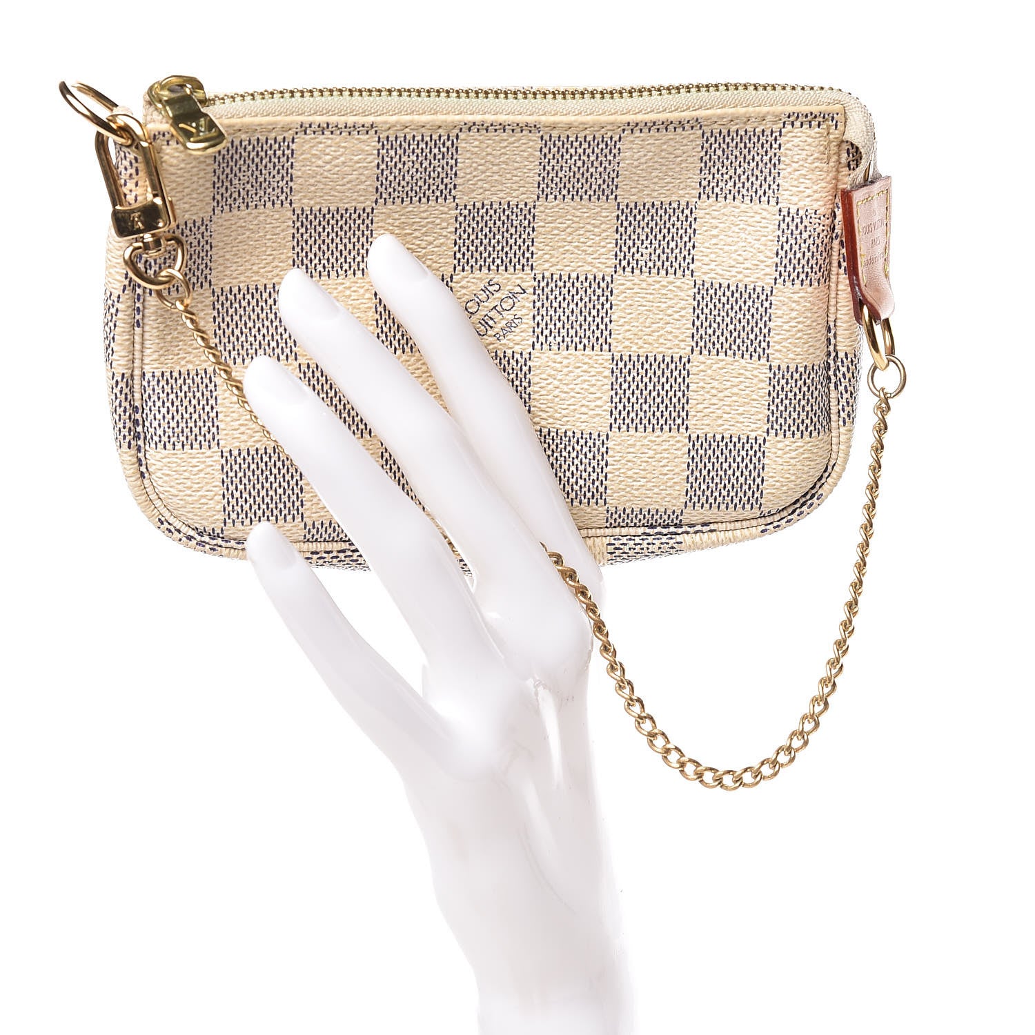 Louis Vuitton Damier Azur Mini Pochette Accessories 2 of 11