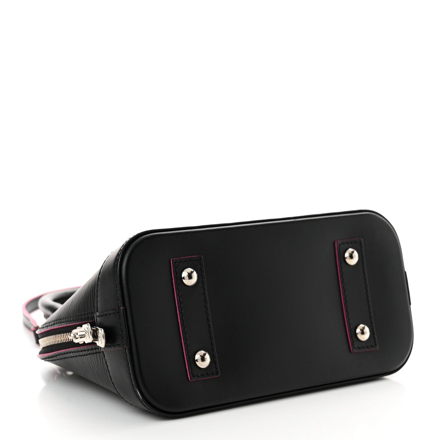 Louis Vuitton Epi Alma BB Black Hot Pink 4 of 12