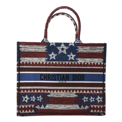 Christian Dior Canvas Embroidered Exclusive US Book Tote Multicolor 1 of 10