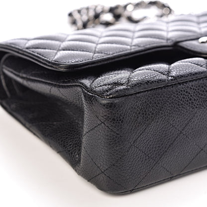 Chanel Caviar Quilted Medium Double Flap Black 8 of 17