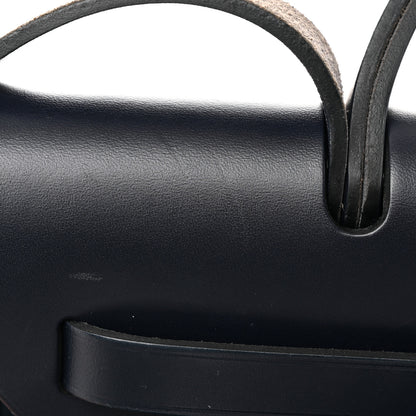 Hermes Military Toile Vache Hunter Herbag Zip 31 PM Bleu Ocean Bleu Indigo 11 of 14
