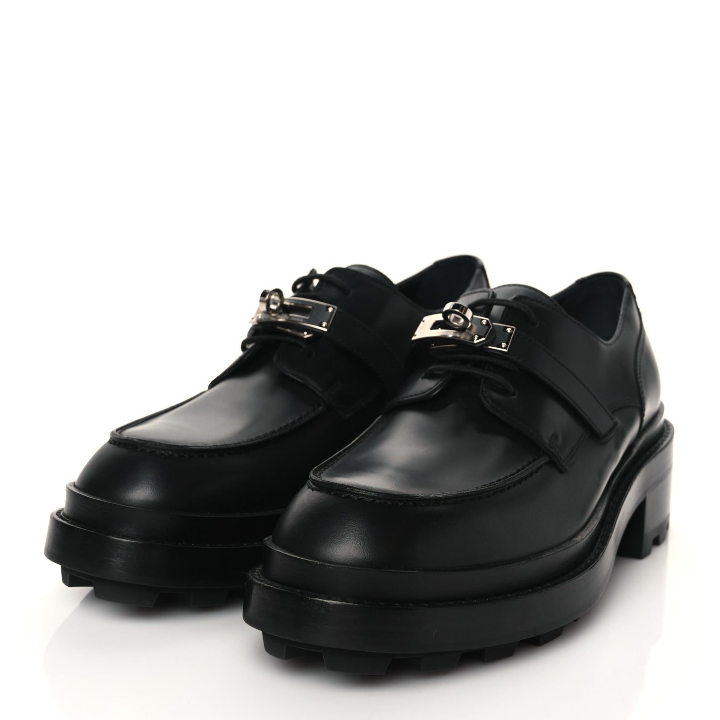 Glossed Calfskin First Oxford 39 Black