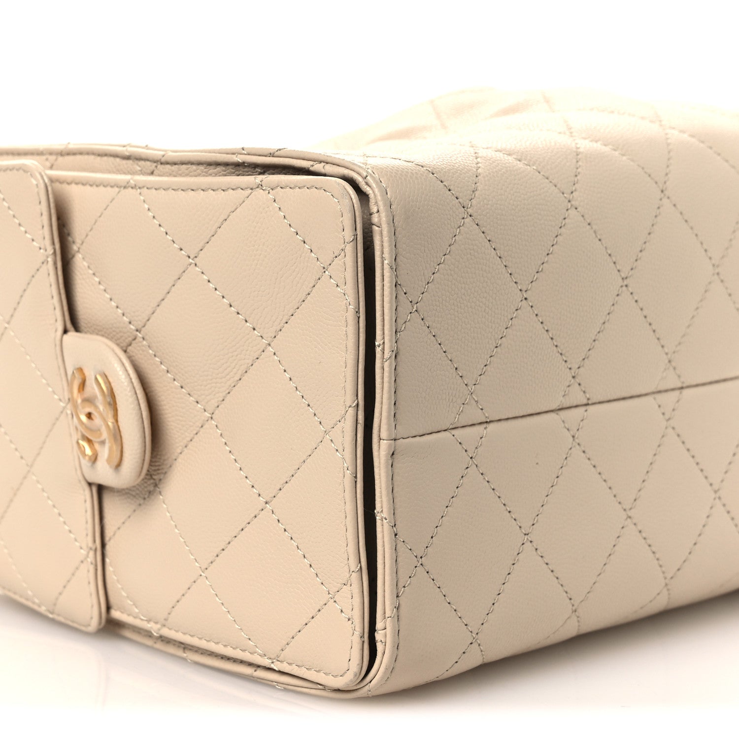 Chanel Caviar Quilted Small Chanel 25 Handbag Beige 9 of 13