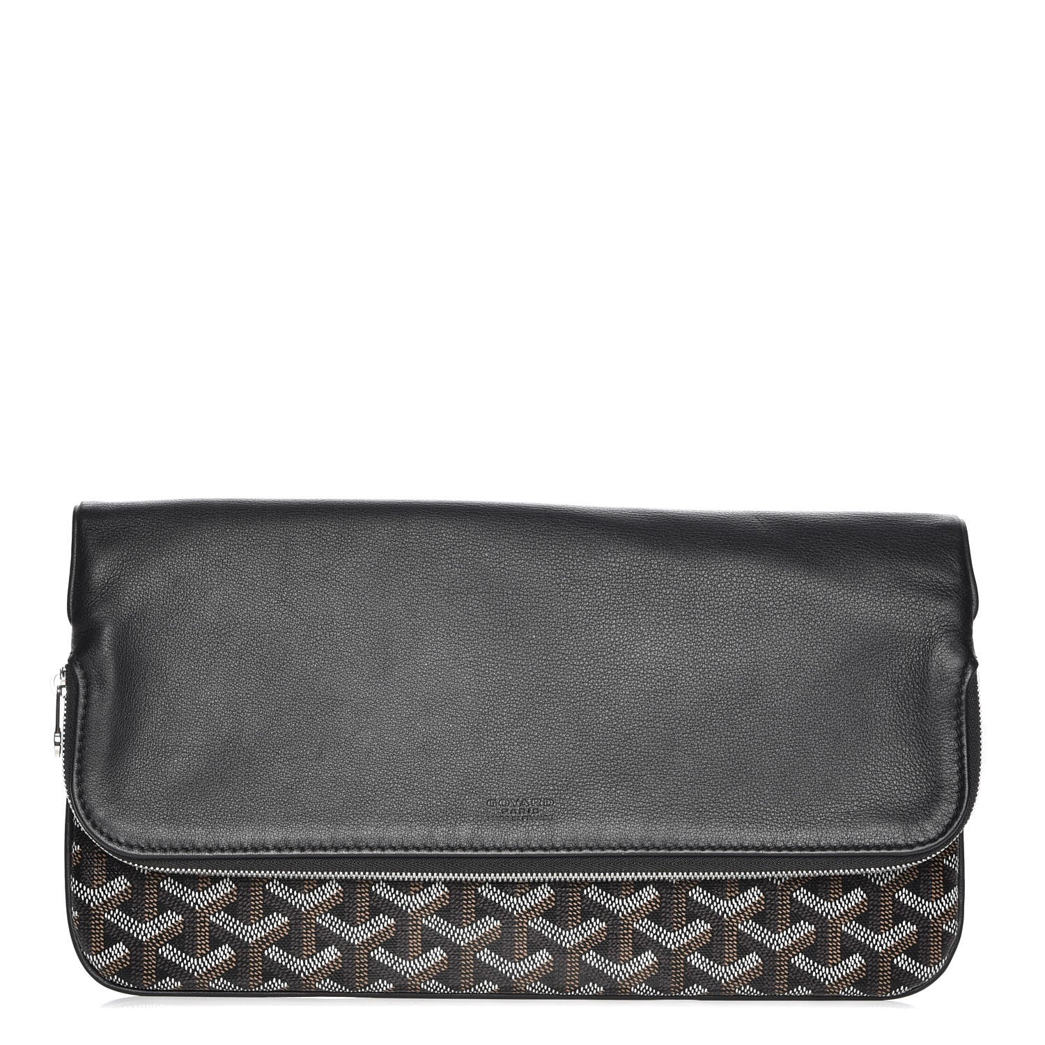 Goyard Goyardine Sainte Marie Soft Clutch Black 1 of 7