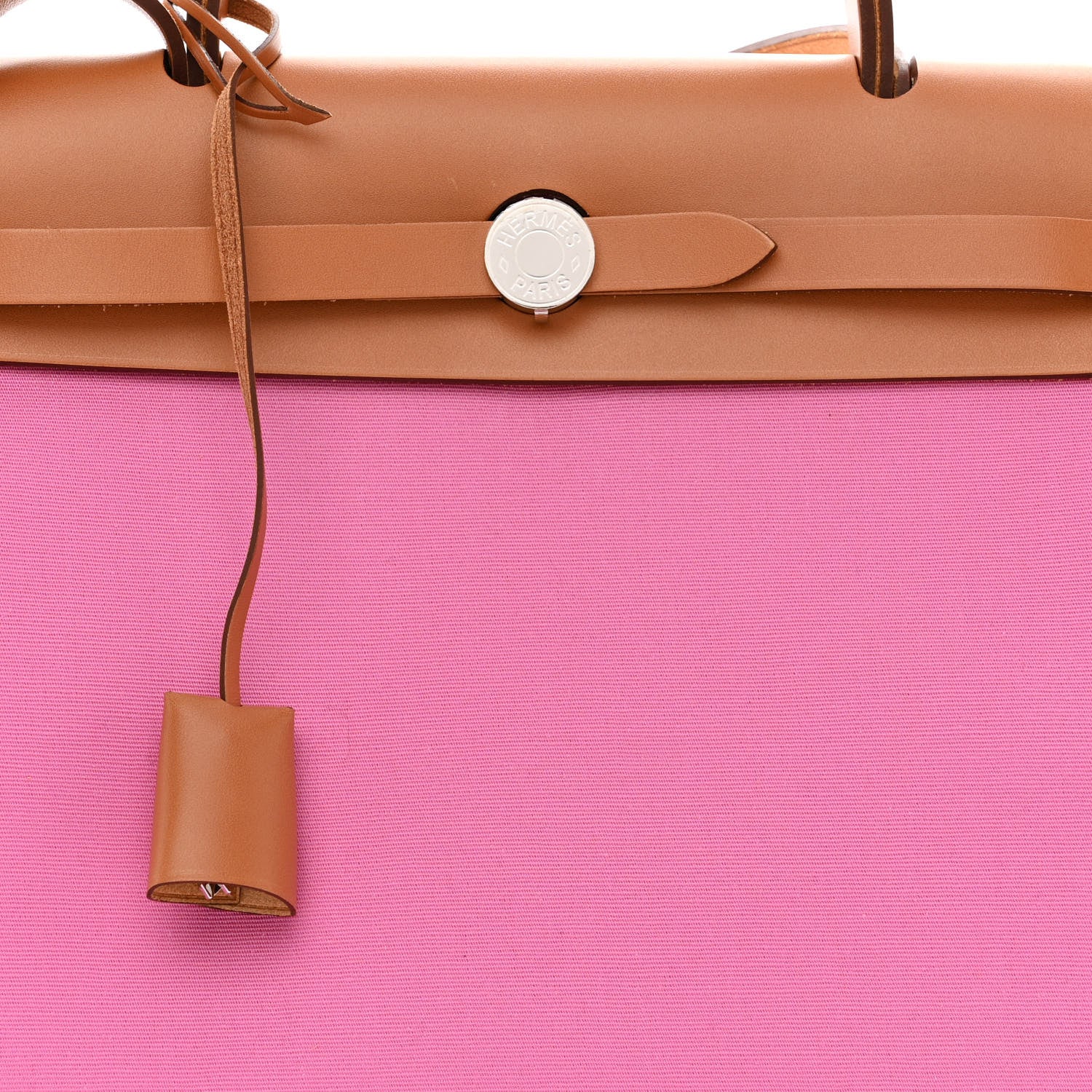 Hermes Toile Officier Vache Hunter Verso Herbag Zip PM 31 Bubblegum Rubis Naturel 10 of 13