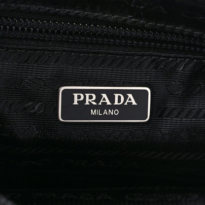 Prada Re-Nylon Vela Pouch Black 6 of 7