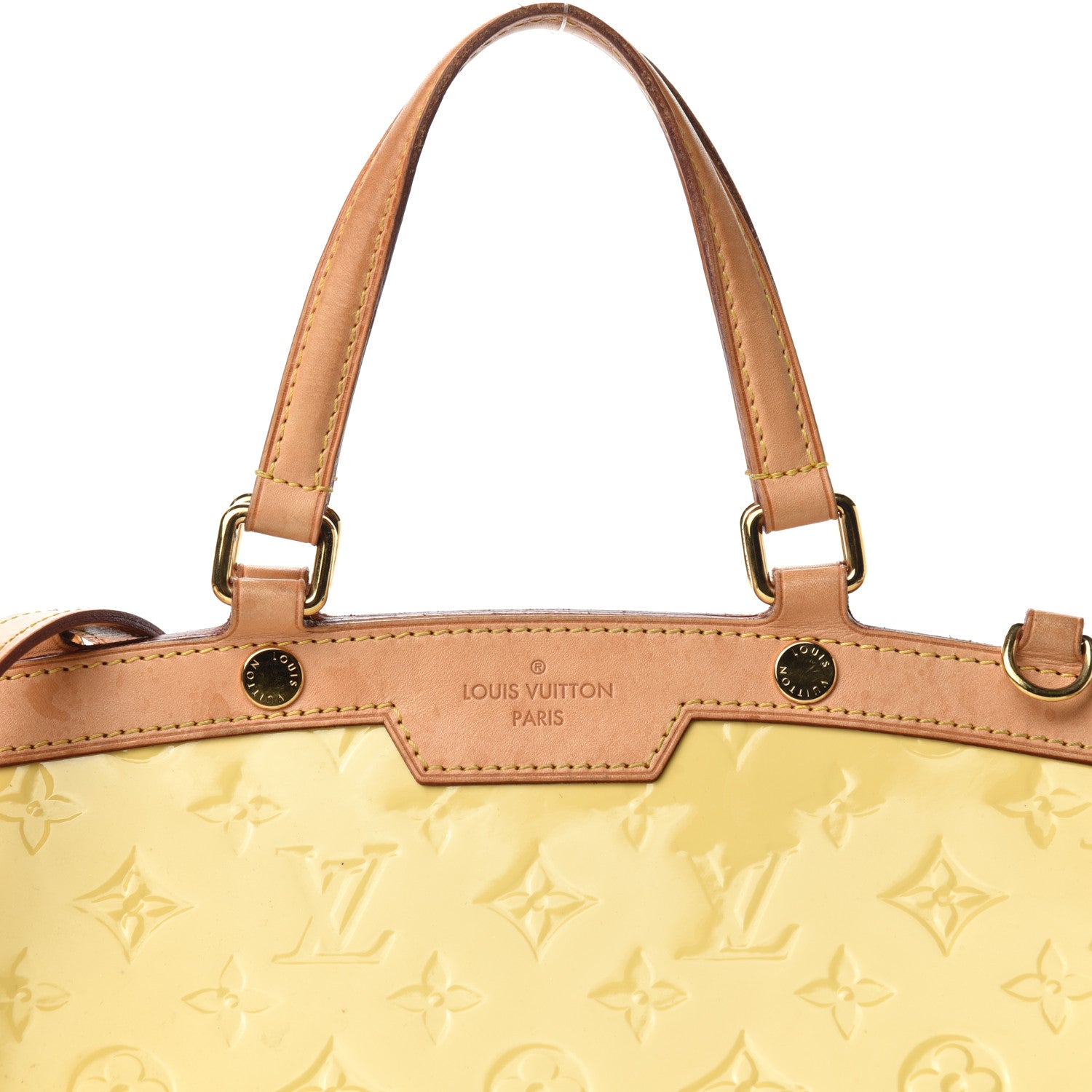 Louis Vuitton Vernis Brea MM Citrine 16 of 16
