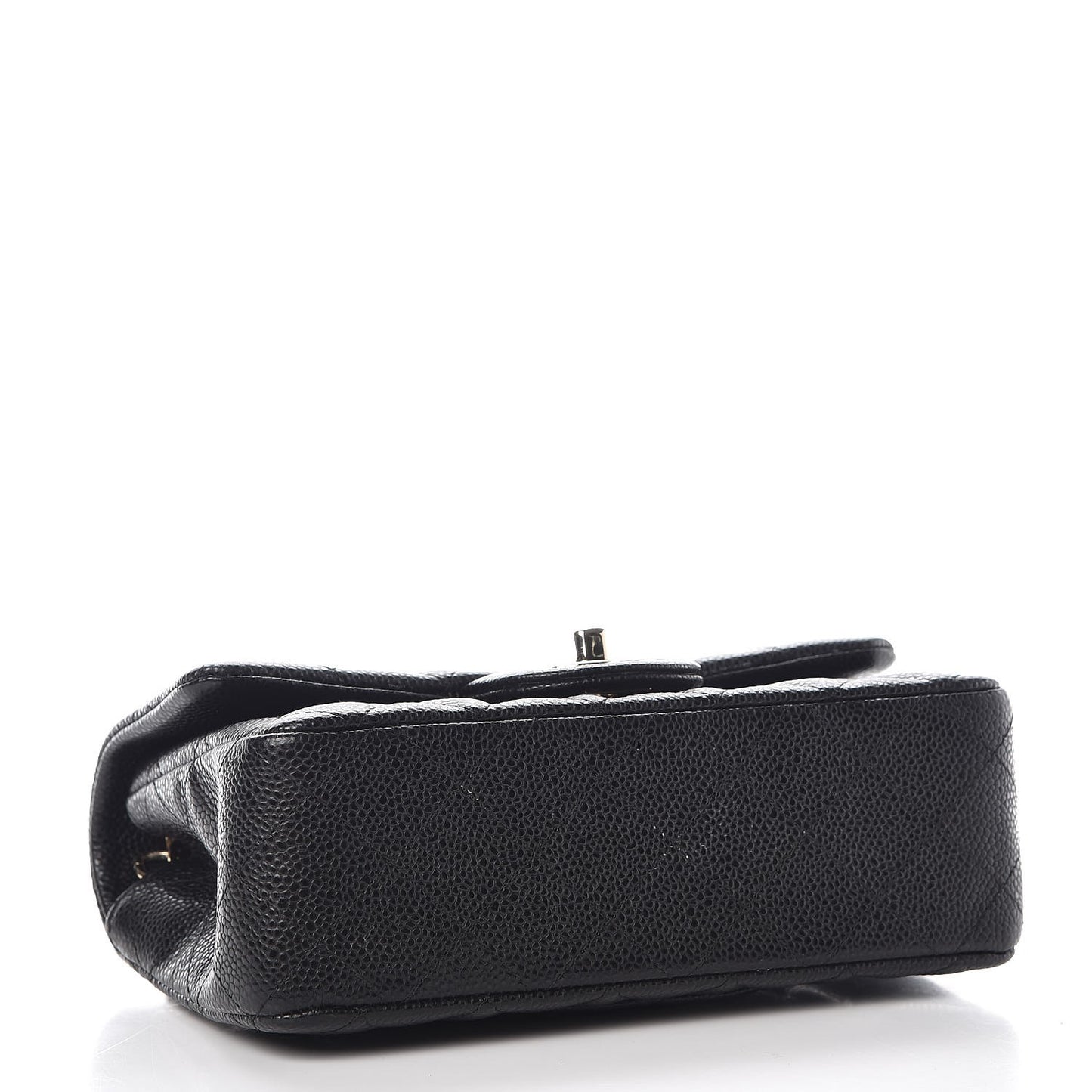 Caviar Quilted Mini Rectangular Flap Black