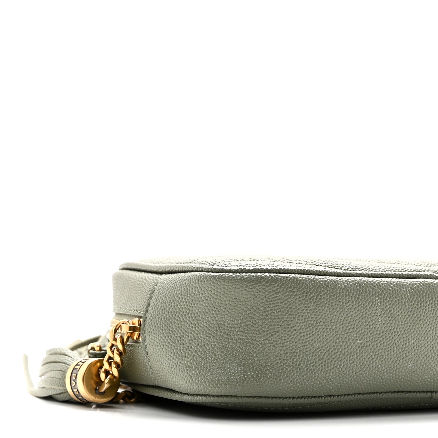 Saint Laurent Grain De Poudre Matelasse Monogram Mini Lou Camera Bag Light Sage 9 of 11