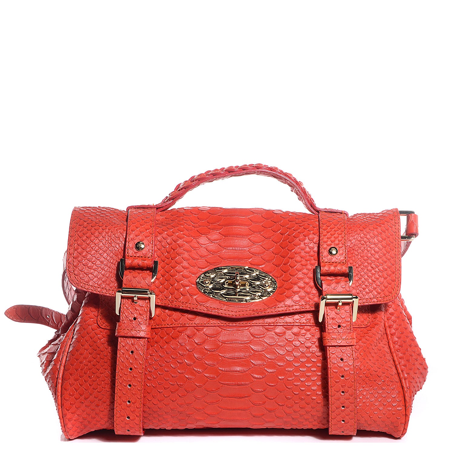 Mulberry Silky Snake Print Alexa Flame 1 of 12