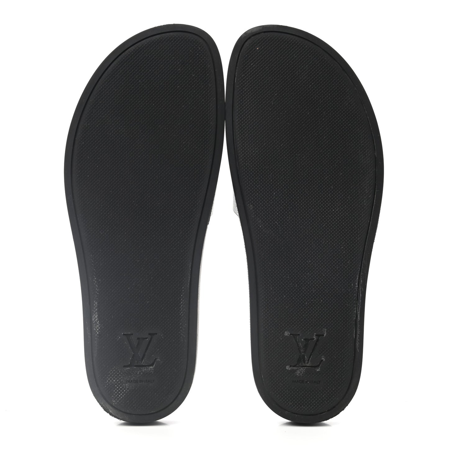 Rubber Monogram Mens Waterfront Mules 8 Macassar