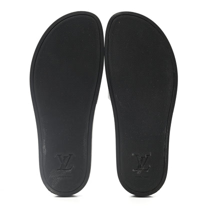 Louis Vuitton Rubber Monogram Mens Waterfront Mules 8 Macassar 5 of 8