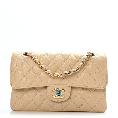 Chanel Caviar Quilted Small Double Flap Beige 1 of 11