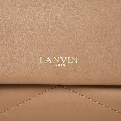 Lanvin Lambskin Quilted Medium Sugar Flap Shoulder Bag Sand 10 of 10