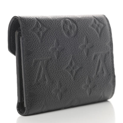 Louis Vuitton Empreinte Compact Curieuse Wallet Black 3 of 9