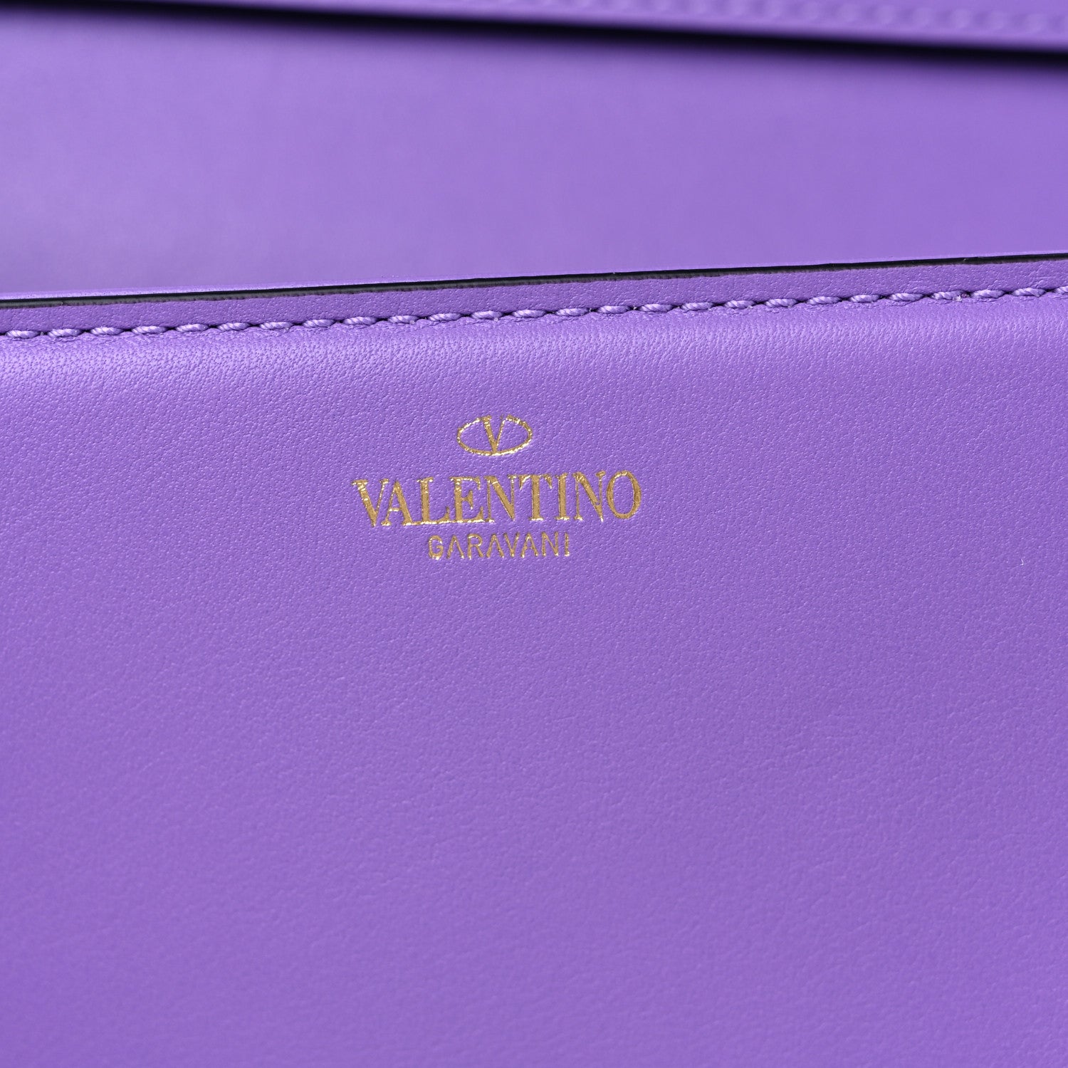 Valentino Garavani Calfskin Vlogo Loco Shoulder Bag Glicine 6 of 9