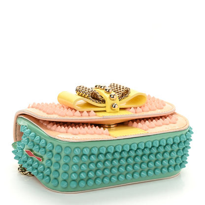 Christian Louboutin Patent Spiked Sweety Charity Crossbody Bag Multicolor 4 of 8