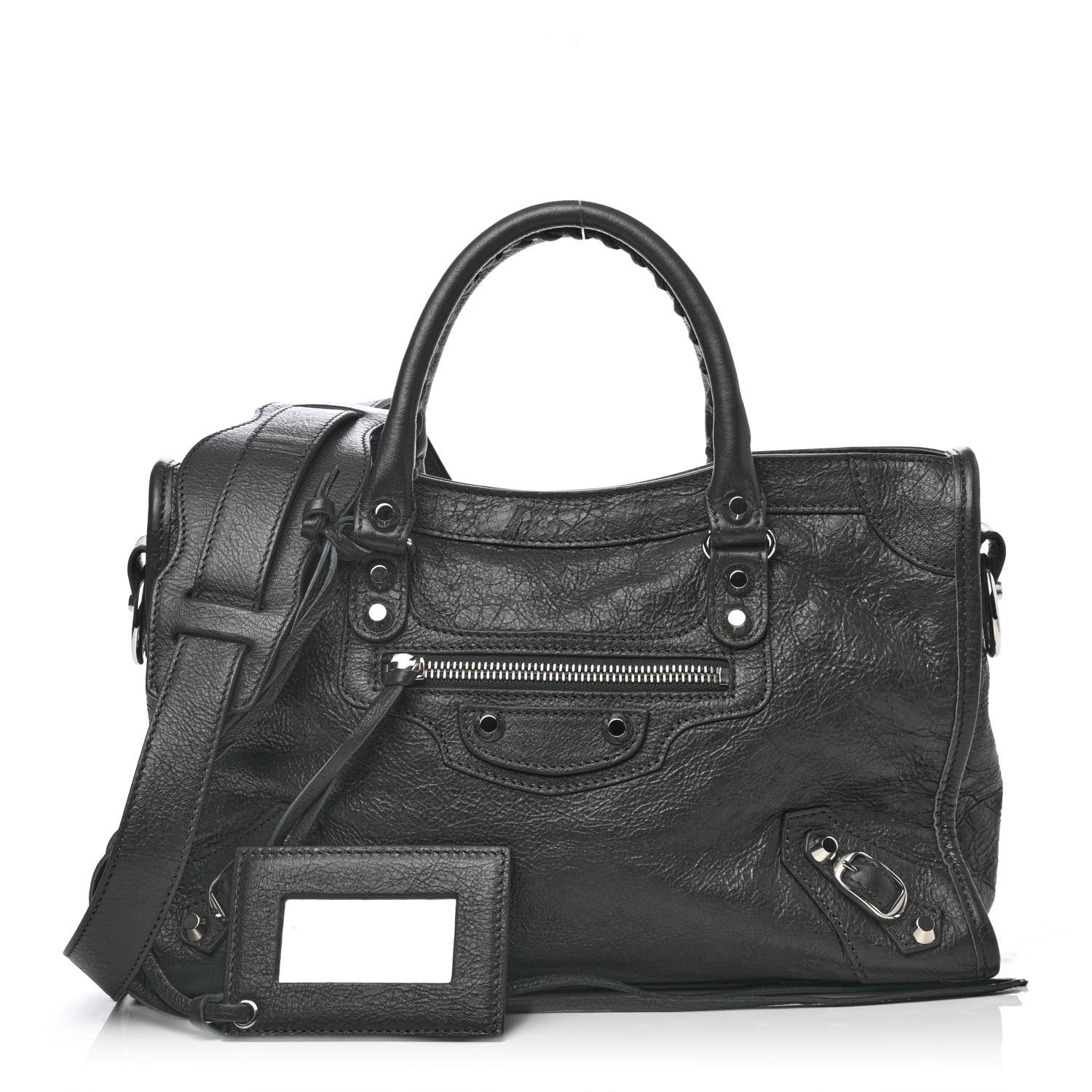 Balenciaga Agneau Classic Silver Hardware S City Gris Fossile 1 of 4