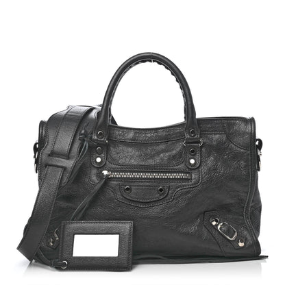 Balenciaga Agneau Classic Silver Hardware S City Gris Fossile 1 of 4