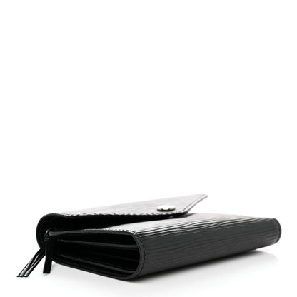 Louis Vuitton Epi Victorine Wallet Black 4 of 9