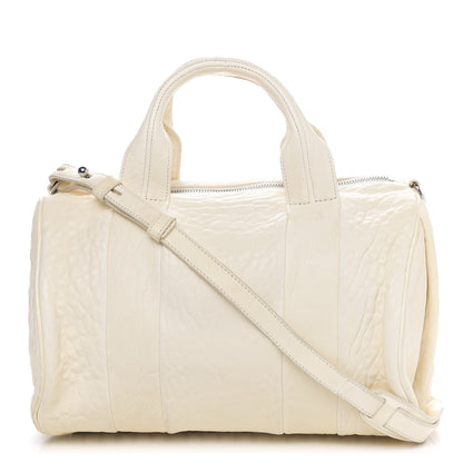 Alexander Wang Pebbled Lambskin Rocco Bone Silver Hardware 1 of 13