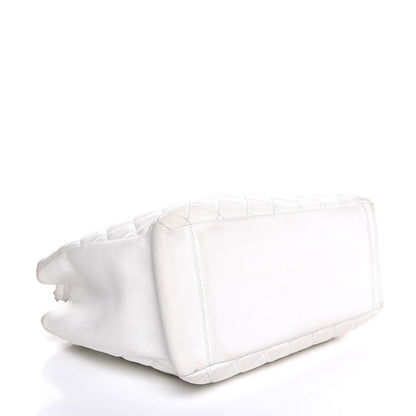 Chanel Caviar Quilted Grand Shopping Tote GST White 4 of 17